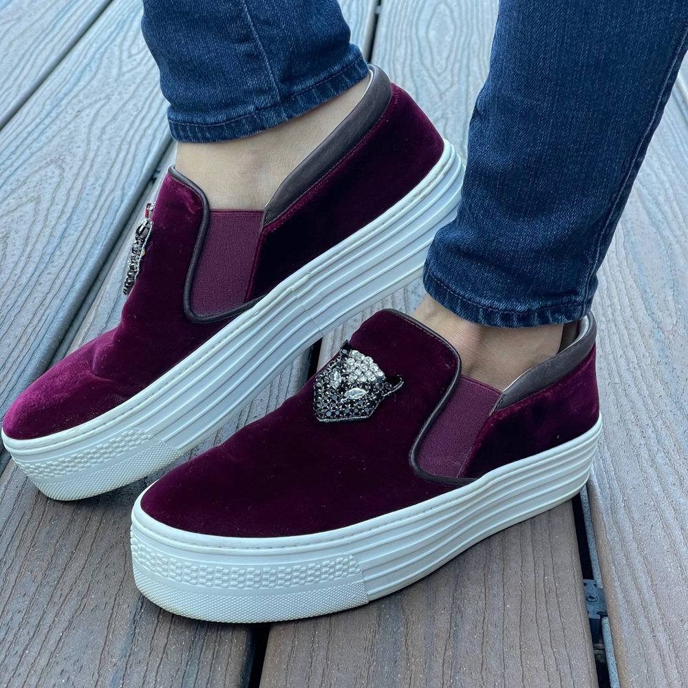 No.21 platform slip on sneakers.
